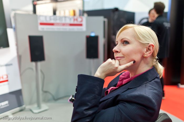 IFA trade show girls, Berlin, Germany