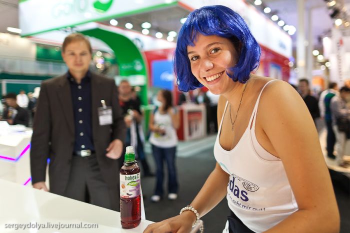 IFA trade show girls, Berlin, Germany