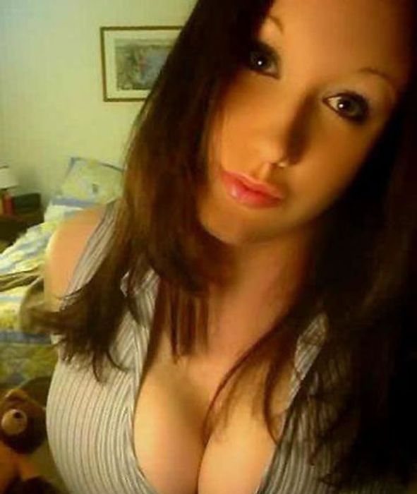 breasts cleavage girl