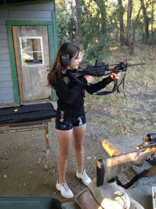 girl with a gun