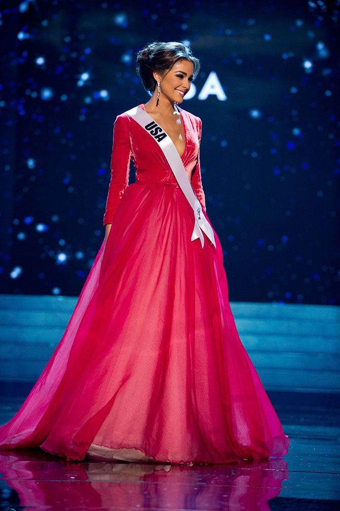 Contestants of beauty pageant, Miss Universe 2012, Las Vegas, Nevada, United States