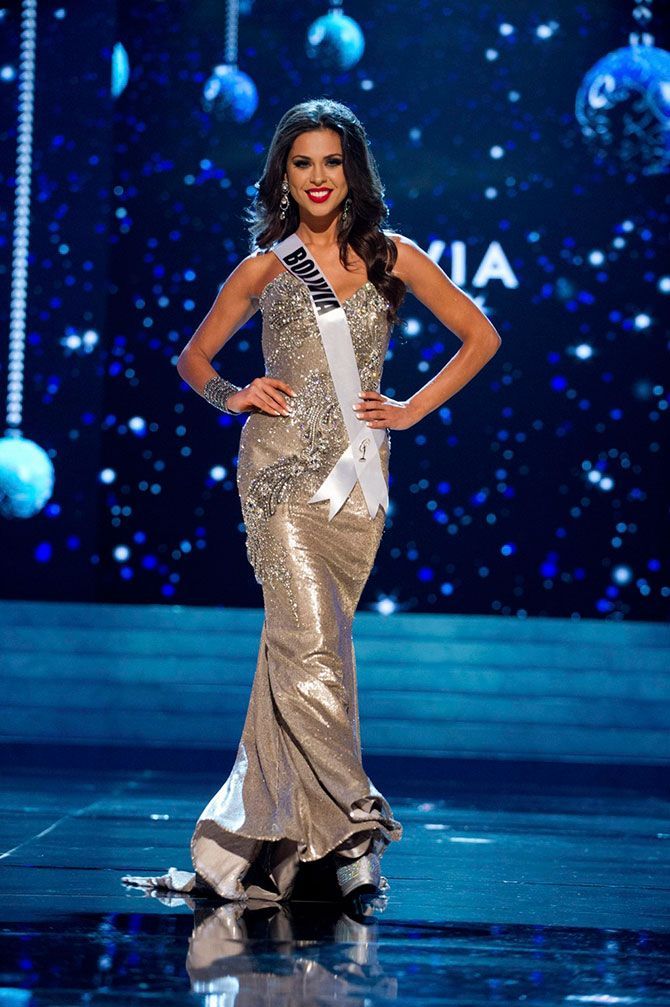 Contestants of beauty pageant, Miss Universe 2012, Las Vegas, Nevada, United States