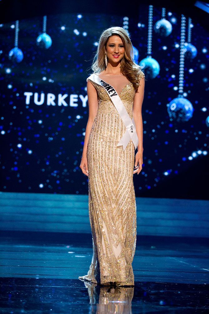 Contestants of beauty pageant, Miss Universe 2012, Las Vegas, Nevada, United States