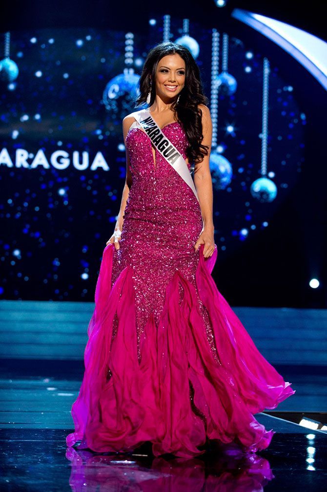 Contestants of beauty pageant, Miss Universe 2012, Las Vegas, Nevada, United States