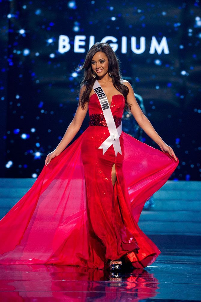 Contestants of beauty pageant, Miss Universe 2012, Las Vegas, Nevada, United States