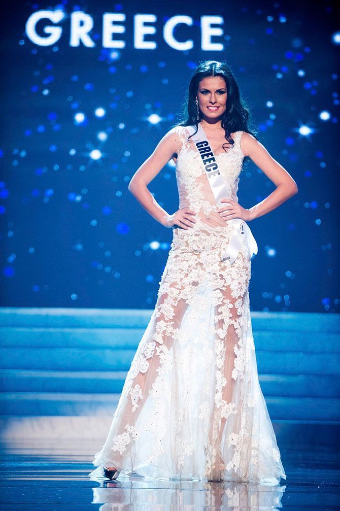 Contestants of beauty pageant, Miss Universe 2012, Las Vegas, Nevada, United States