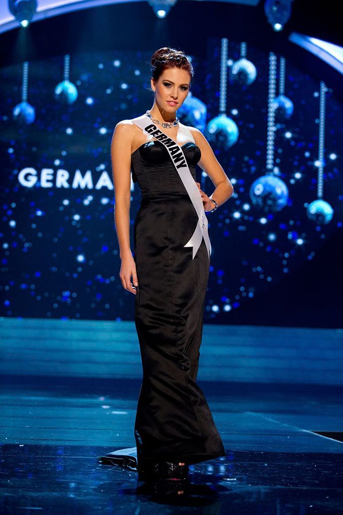 Contestants of beauty pageant, Miss Universe 2012, Las Vegas, Nevada, United States