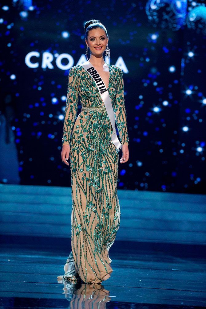 Contestants of beauty pageant, Miss Universe 2012, Las Vegas, Nevada, United States