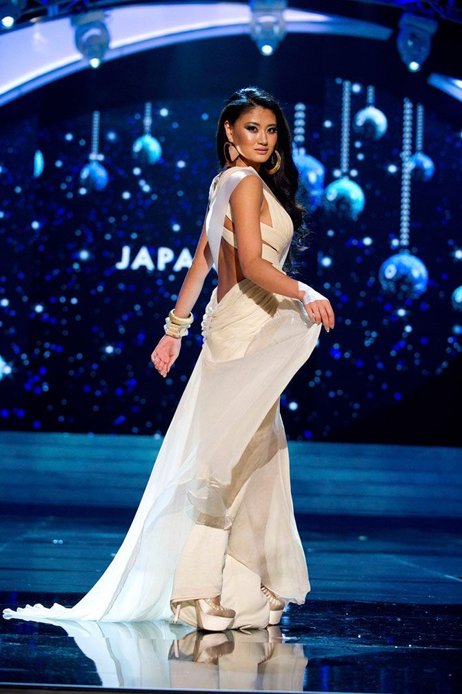 Contestants of beauty pageant, Miss Universe 2012, Las Vegas, Nevada, United States