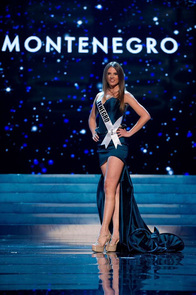 Contestants of beauty pageant, Miss Universe 2012, Las Vegas, Nevada, United States