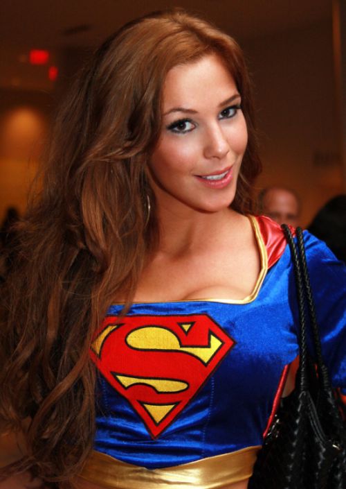 girl wearing superhero costume