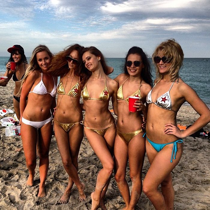 Ultra Music Festival 2014 girls, Miami, Florida, United States