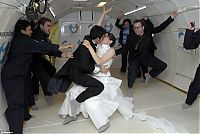 People & Humanity: the first wedding in weightlessness