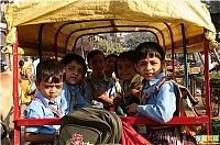 People & Humanity: School transport for children, India