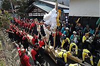 TopRq.com search results: Ki-otoshi ceremony, Onbashira festival, Nagano, Japan