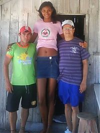 TopRq.com search results: Elizane Cruz Silva, tallest teen girl