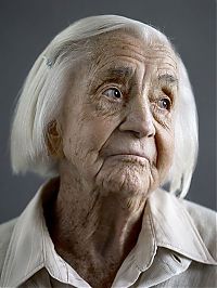 People & Humanity: human face showing 100 years of ageing