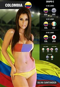 People & Humanity: 2014 FIFA World Cup Calendar girls