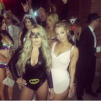 People & Humanity: Playboy Mansion halloween party girls