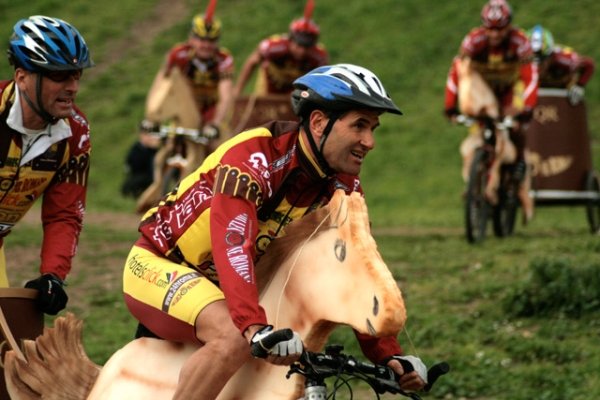Bicycle race in Rome