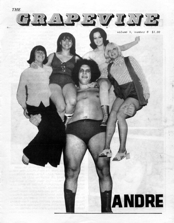 Andre Giant (Andre Rene Russimov), born in Grenoble, France 19 May 1946.