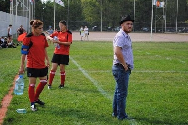 girls playing rugby