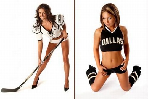 NHL support girls