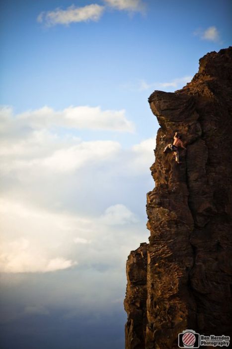 Climbing photography by Ben Herndon