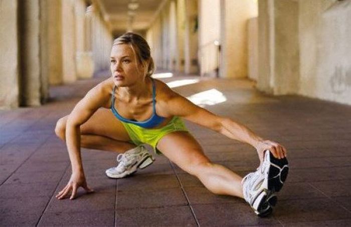 flexible gymnastic girl