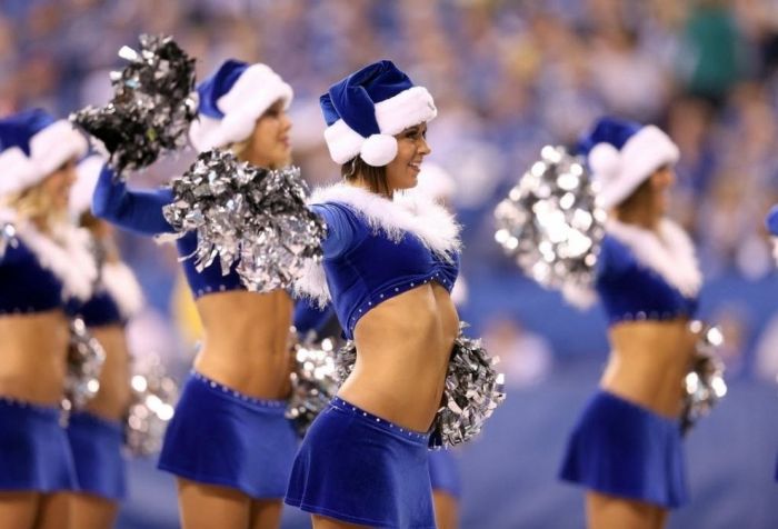 christmas cheerleader girls