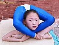 Sport and Fitness: flexible gymnastic girl