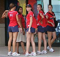 Sport and Fitness: Major League Baseball cheerleader girls