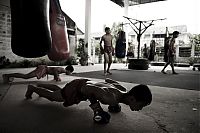 Sport and Fitness: School of martial arts in Thailand