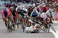 Sport and Fitness: Stage 4 crash, 2010 Tour de Suisse