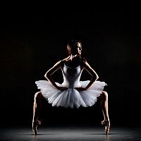 Sport and Fitness: ballet dancing pose