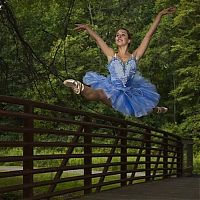 Sport and Fitness: ballet dancing pose