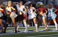 Sport and Fitness: NFL cheerleader girls in halloween costumes