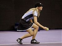 Sport and Fitness: girl from the tennis court