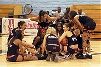 Sport and Fitness: Lingerie Basketball League girls