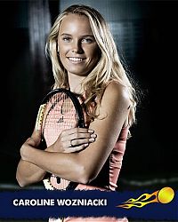 Sport and Fitness: Female tennis player, US Open 2011