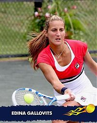Sport and Fitness: Female tennis player, US Open 2011