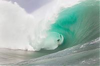 Sport and Fitness: surfing huge waves