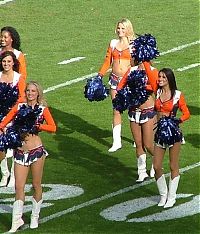 Sport and Fitness: Denver Broncos NFL cheerleader girls
