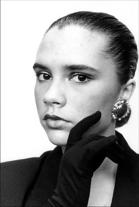 Young Victoria Beckham, 17 years