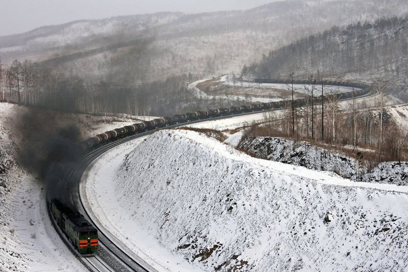 Train in Russia