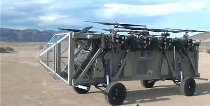 Black Knight Transformer multicopter by Advanced Tactics