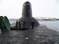 TopRq.com search results: Submarine cruiser, strategical project 941 Shark (SSBN Typhoon NATO Classification)
