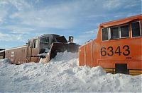 Transport: rotary snowplow train