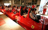 Transport: Ferrari World, Yas Island, Abu Dhabi, United Arab Emirates