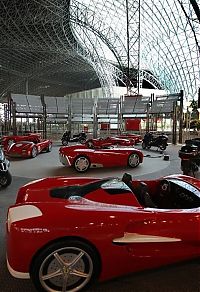 Transport: Ferrari World, Yas Island, Abu Dhabi, United Arab Emirates